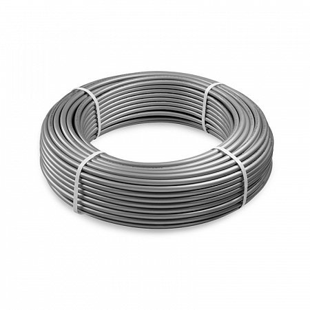 Труба PEX-EVOH серая Дн16х2,2 Ру10 бухта 200м Valfex